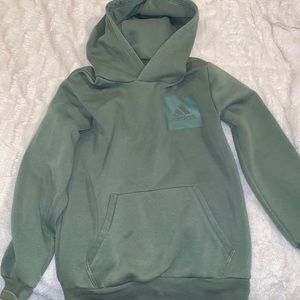 Green adidas hoodie